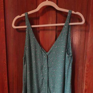 & Other Stories Green Floral Dress